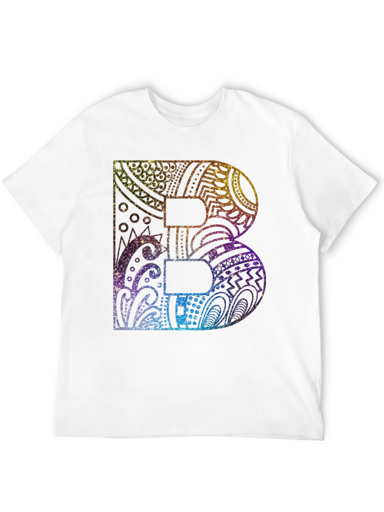 B Letter Graphic Print Tee