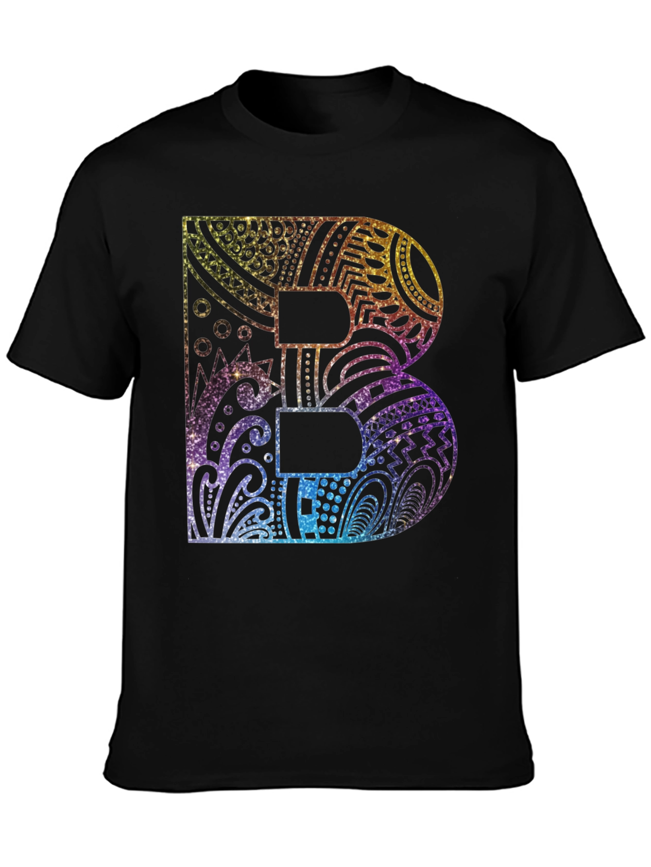 B Letter Graphic Print Tee