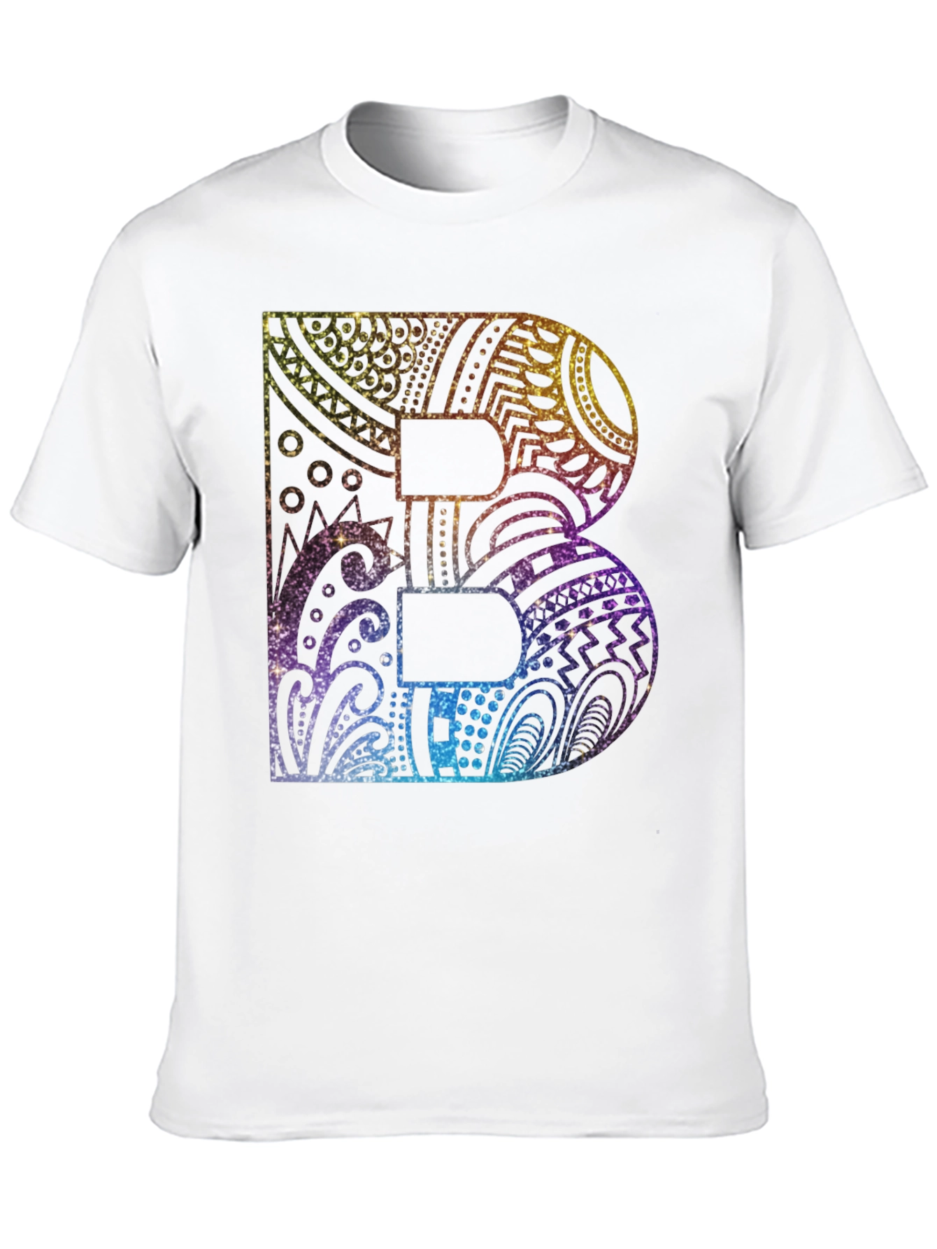 B Letter Graphic Print Tee