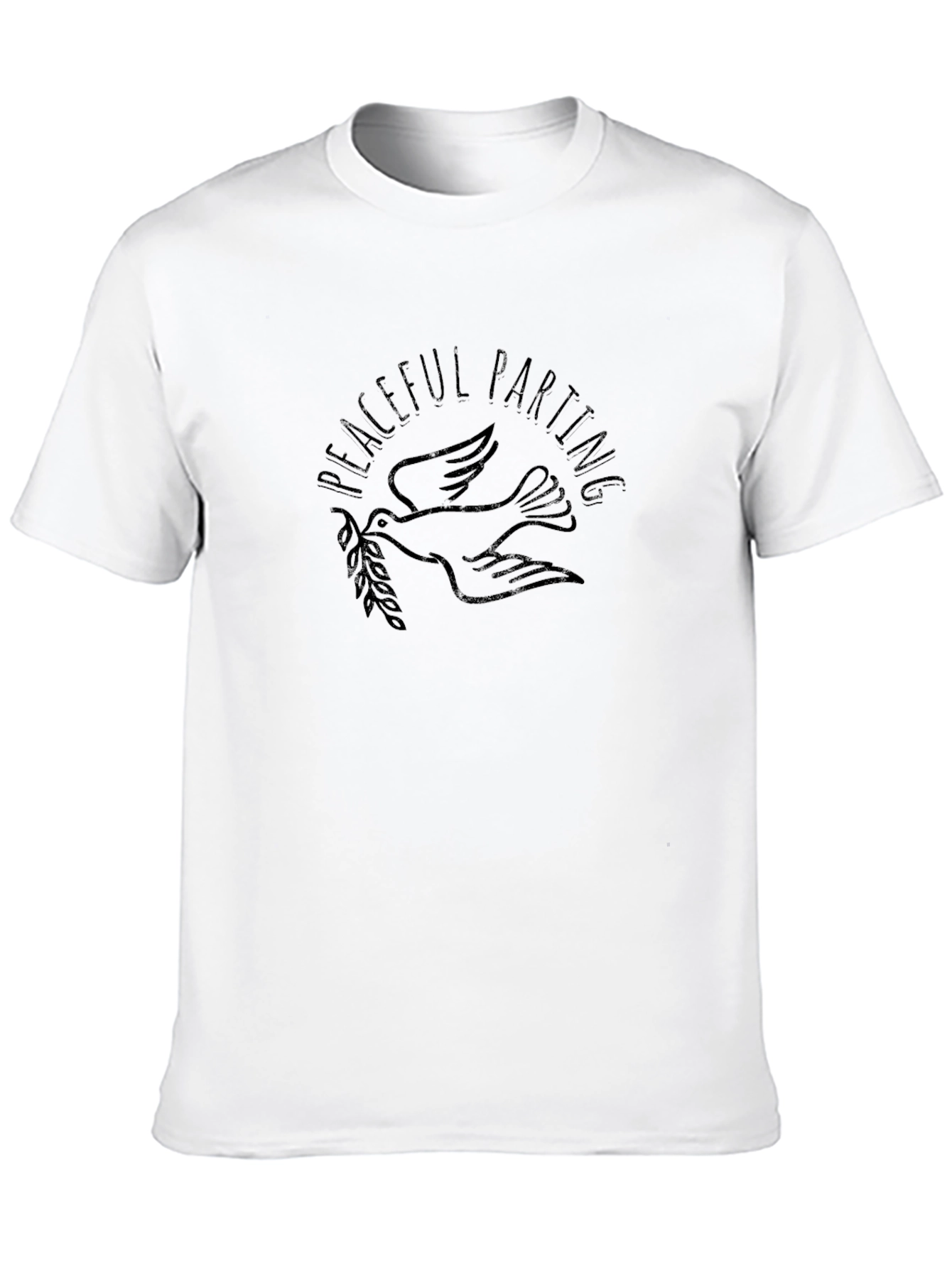 Peaceful Parting Dove Graphic T-Shirt