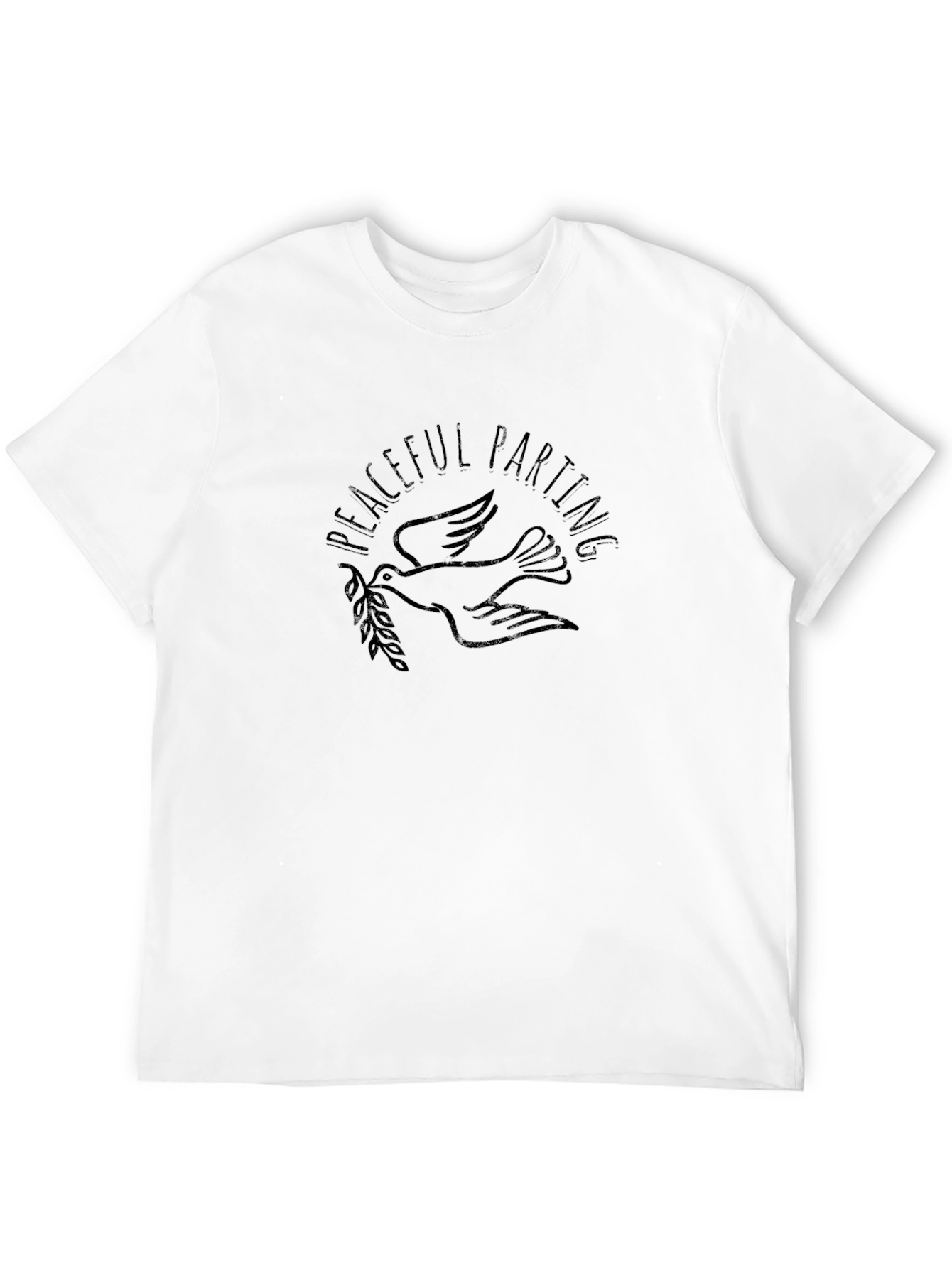 Peaceful Parting Dove Graphic T-Shirt