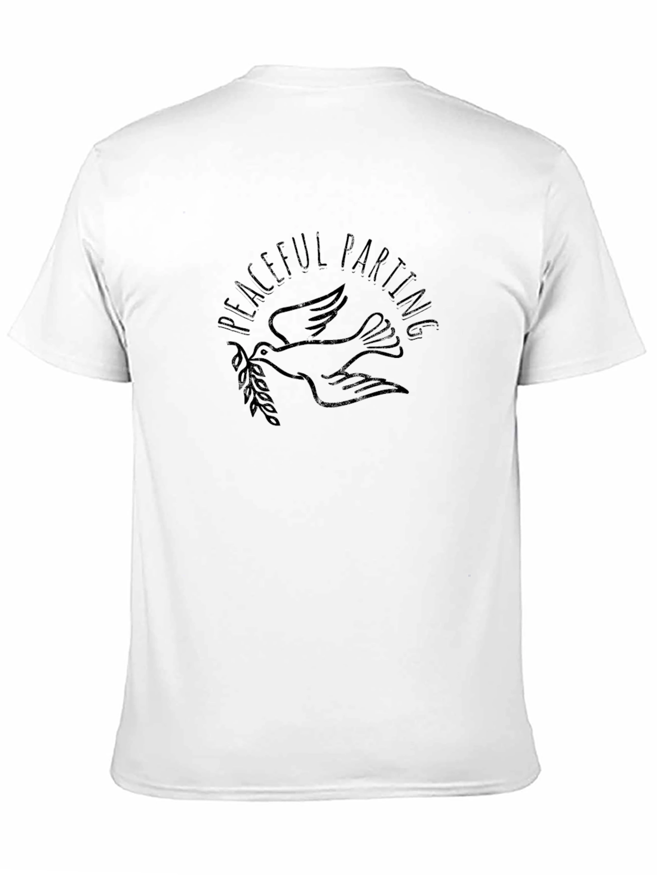 Peaceful Parting Dove Graphic T-Shirt