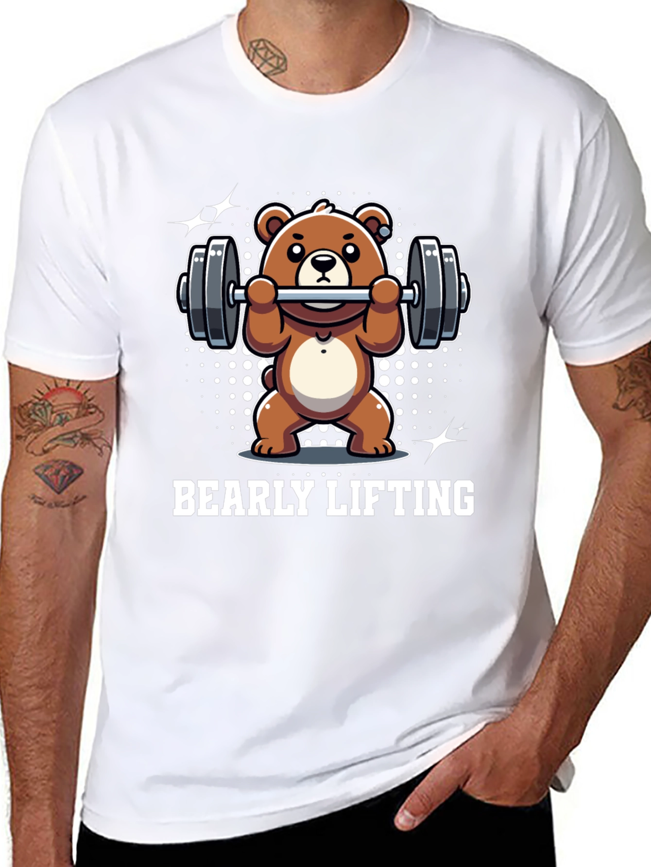 Bearly Lifting T-Shirt - Funny Workout Tee