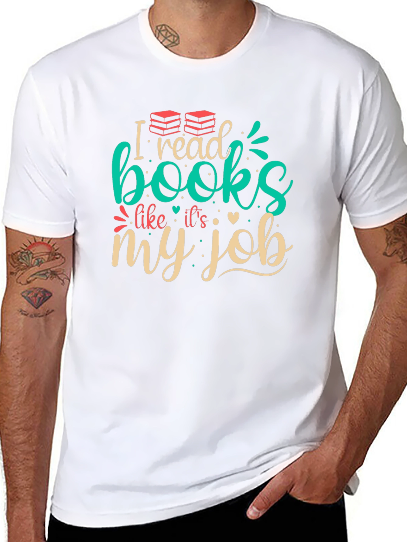 I Read Books Like Its My Job T-Shirt