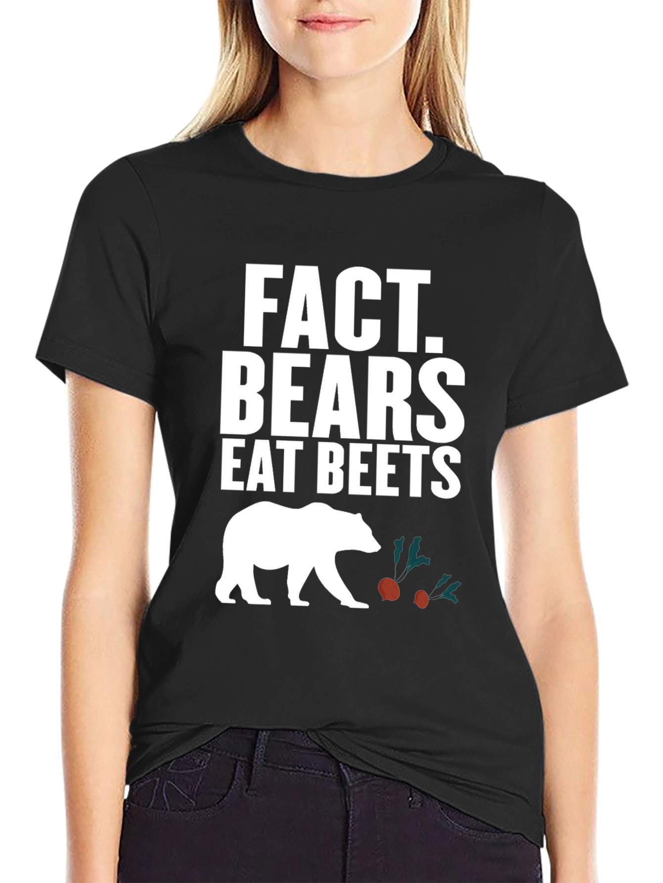 Fact Bears Eat Beets Graphic Tee