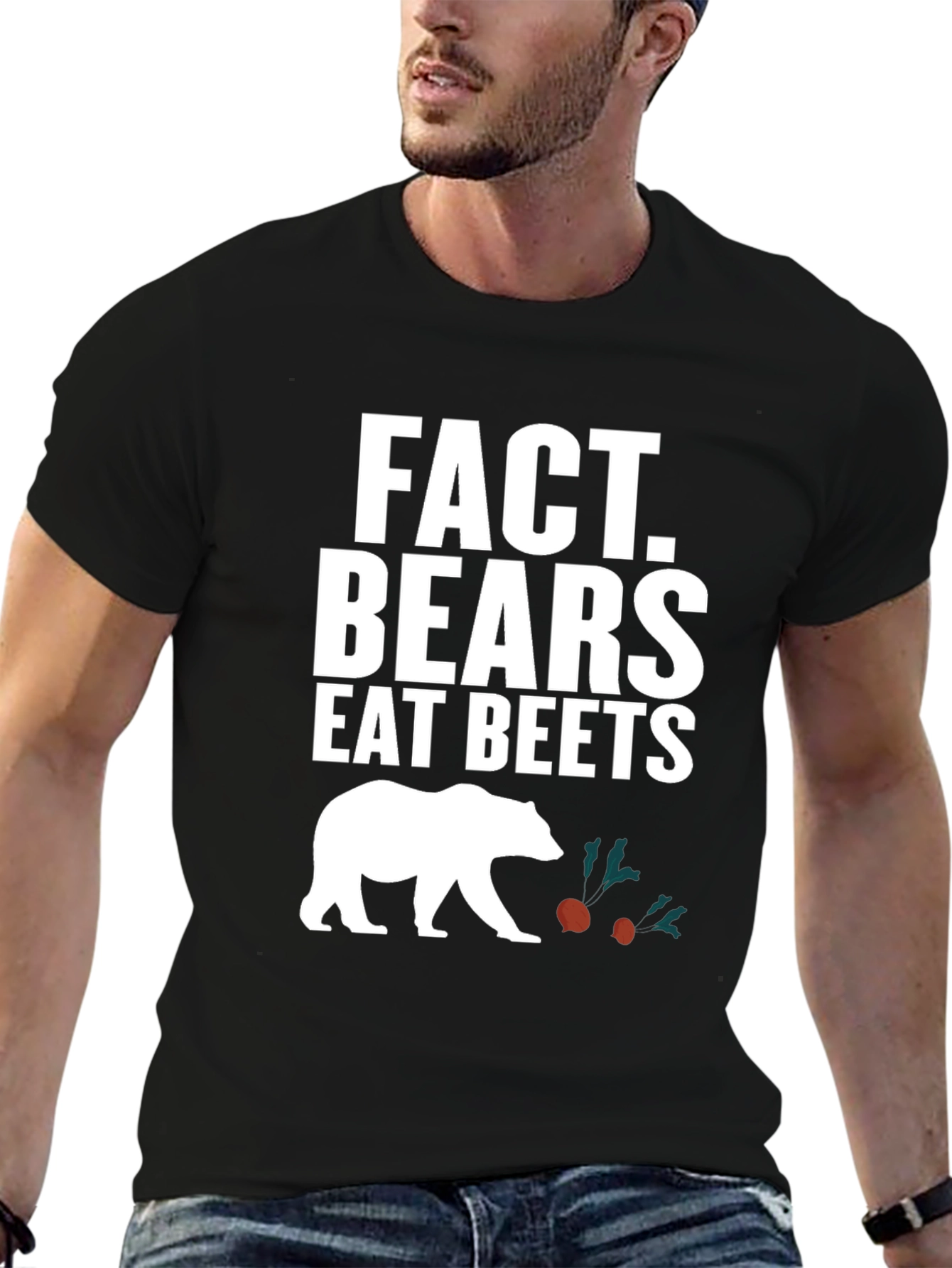 Fact Bears Eat Beets Graphic Tee