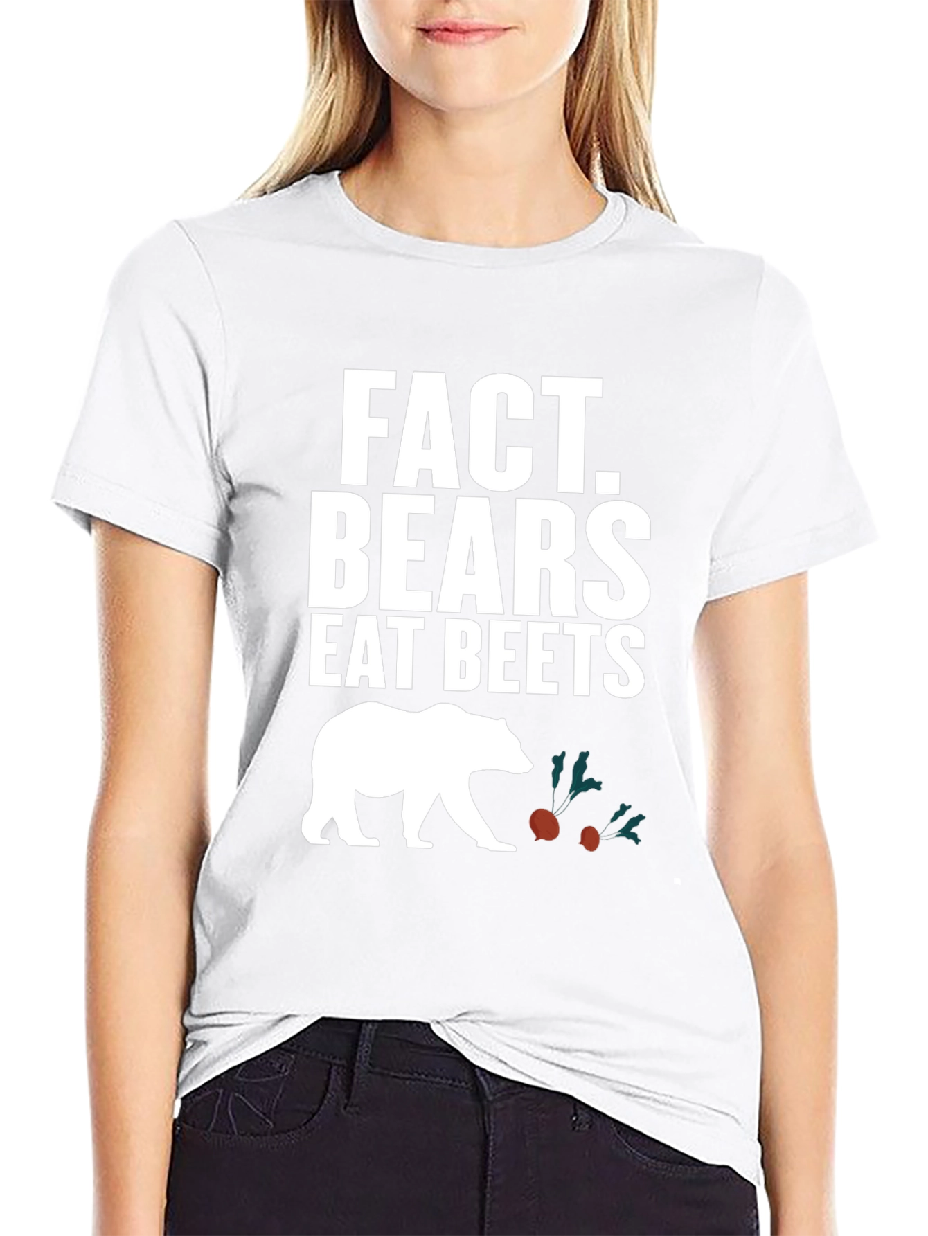 Fact Bears Eat Beets Graphic Tee
