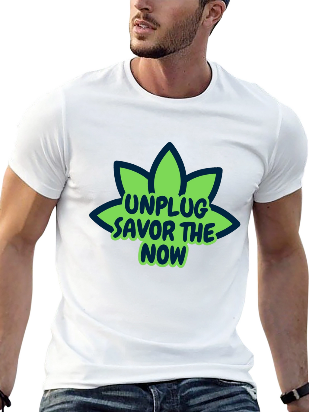 Unplug Savor The Now Graphic T-Shirt