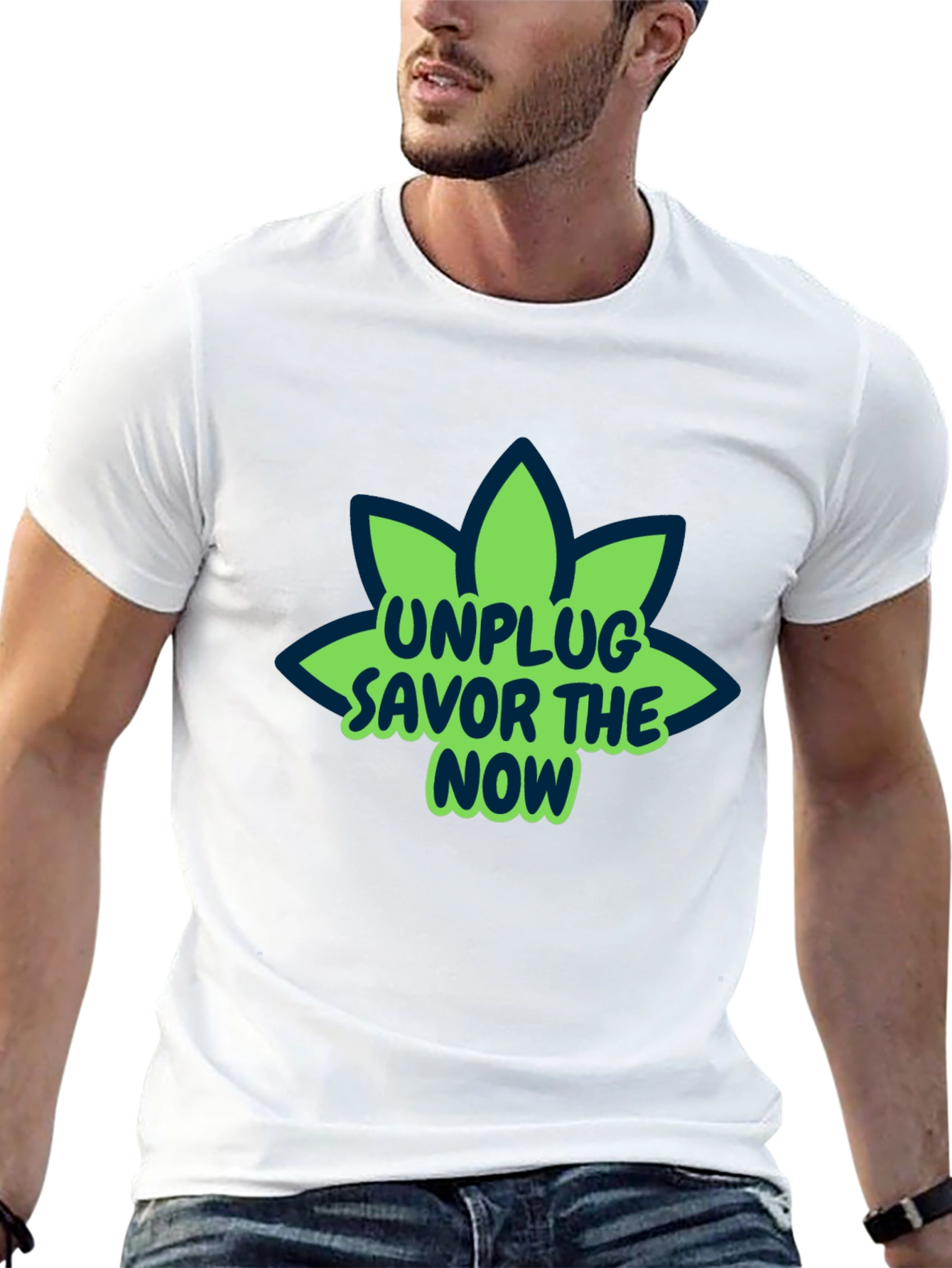 Unplug Savor The Now Graphic T-Shirt
