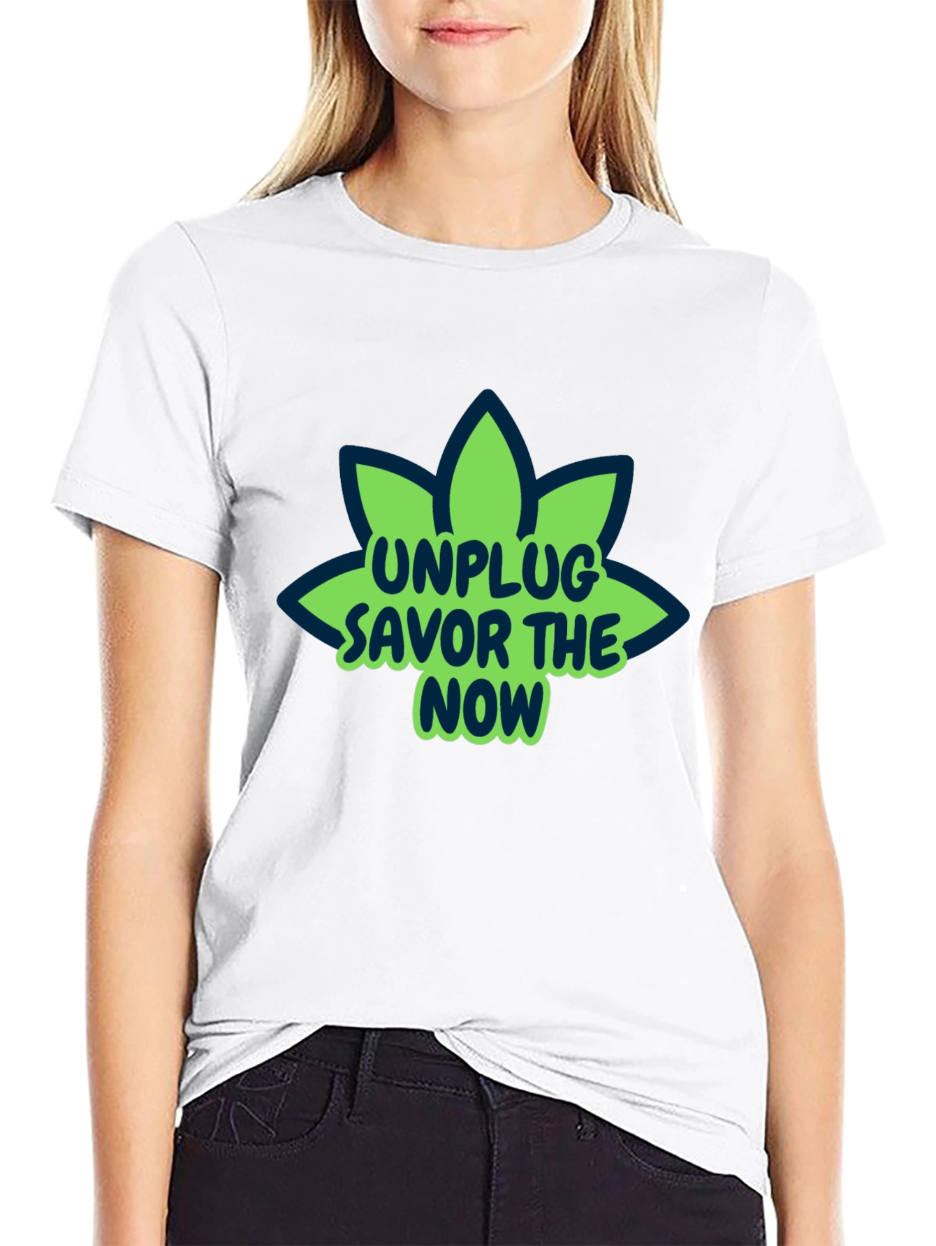 Unplug Savor The Now Graphic T-Shirt
