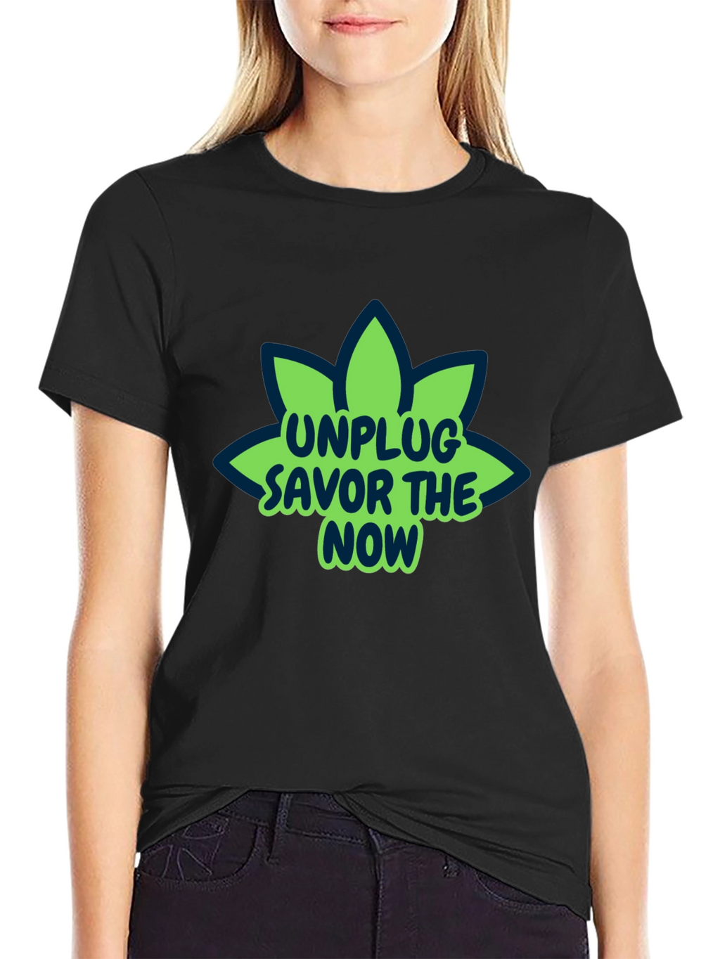 Unplug Savor The Now Graphic T-Shirt