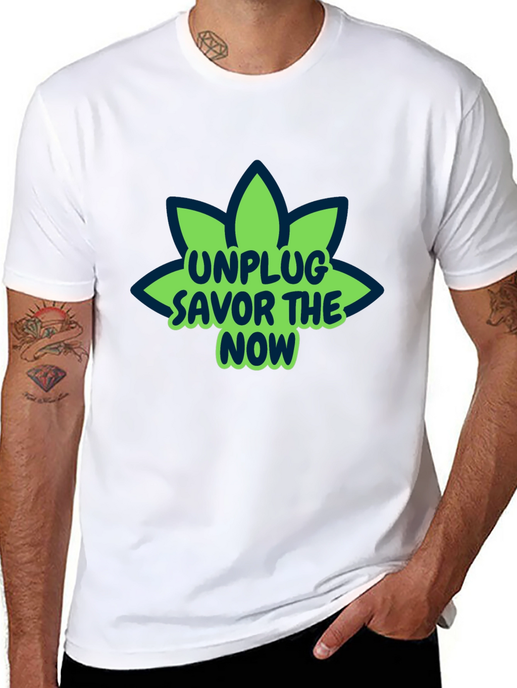 Unplug Savor The Now Graphic T-Shirt