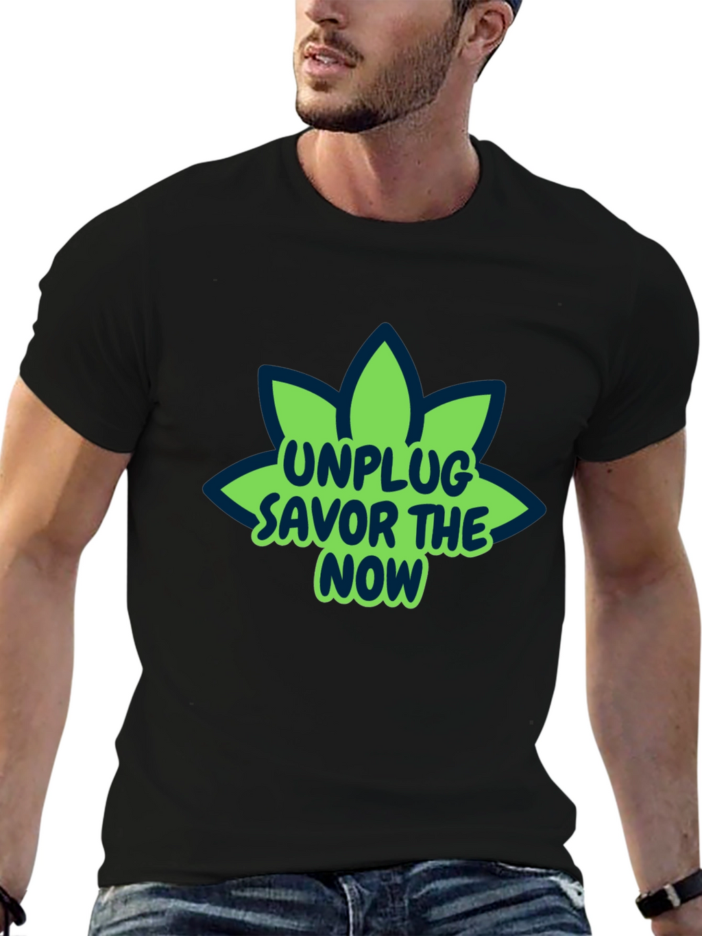 Unplug Savor The Now Graphic T-Shirt