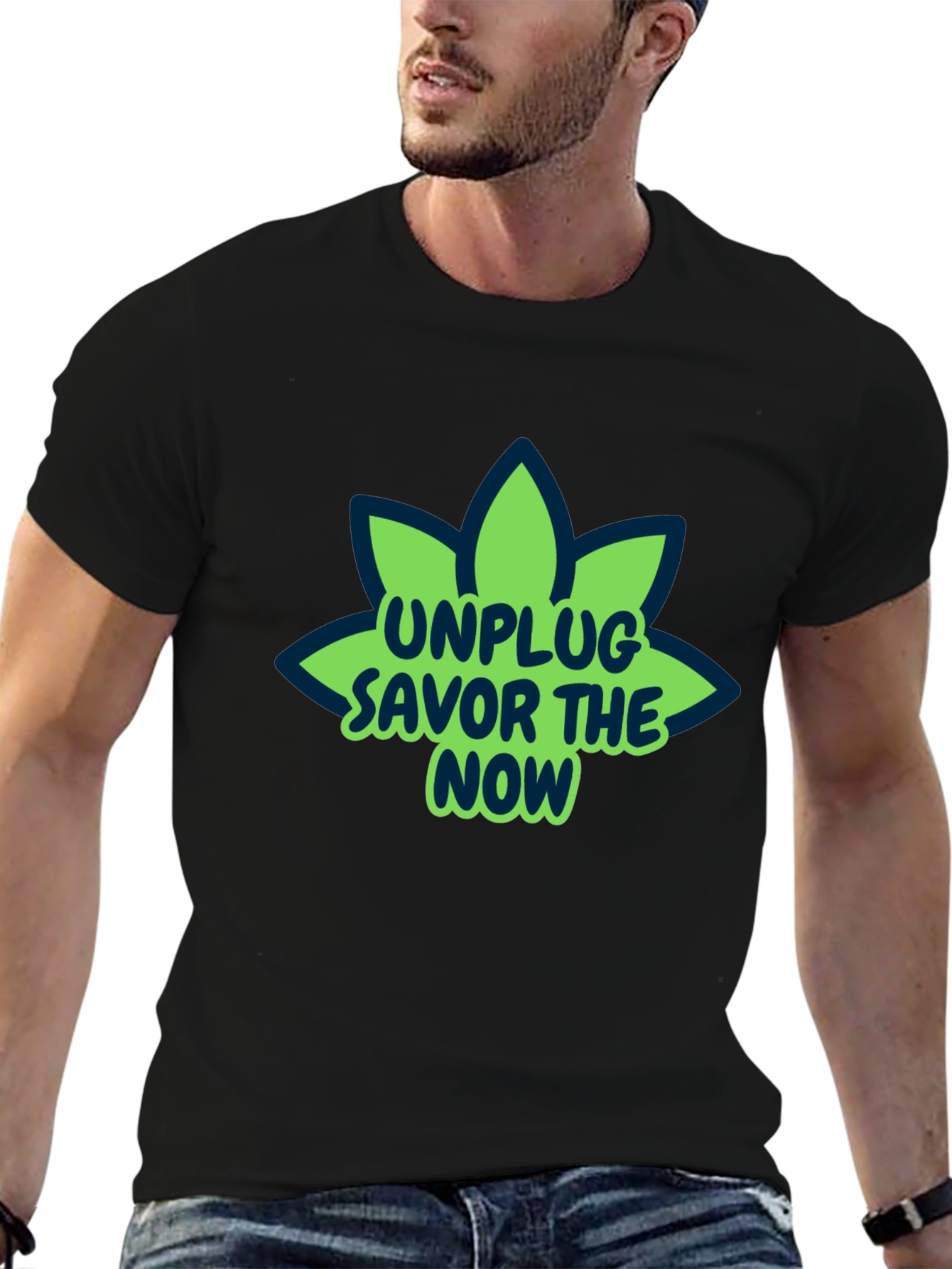 Unplug Savor The Now Graphic T-Shirt