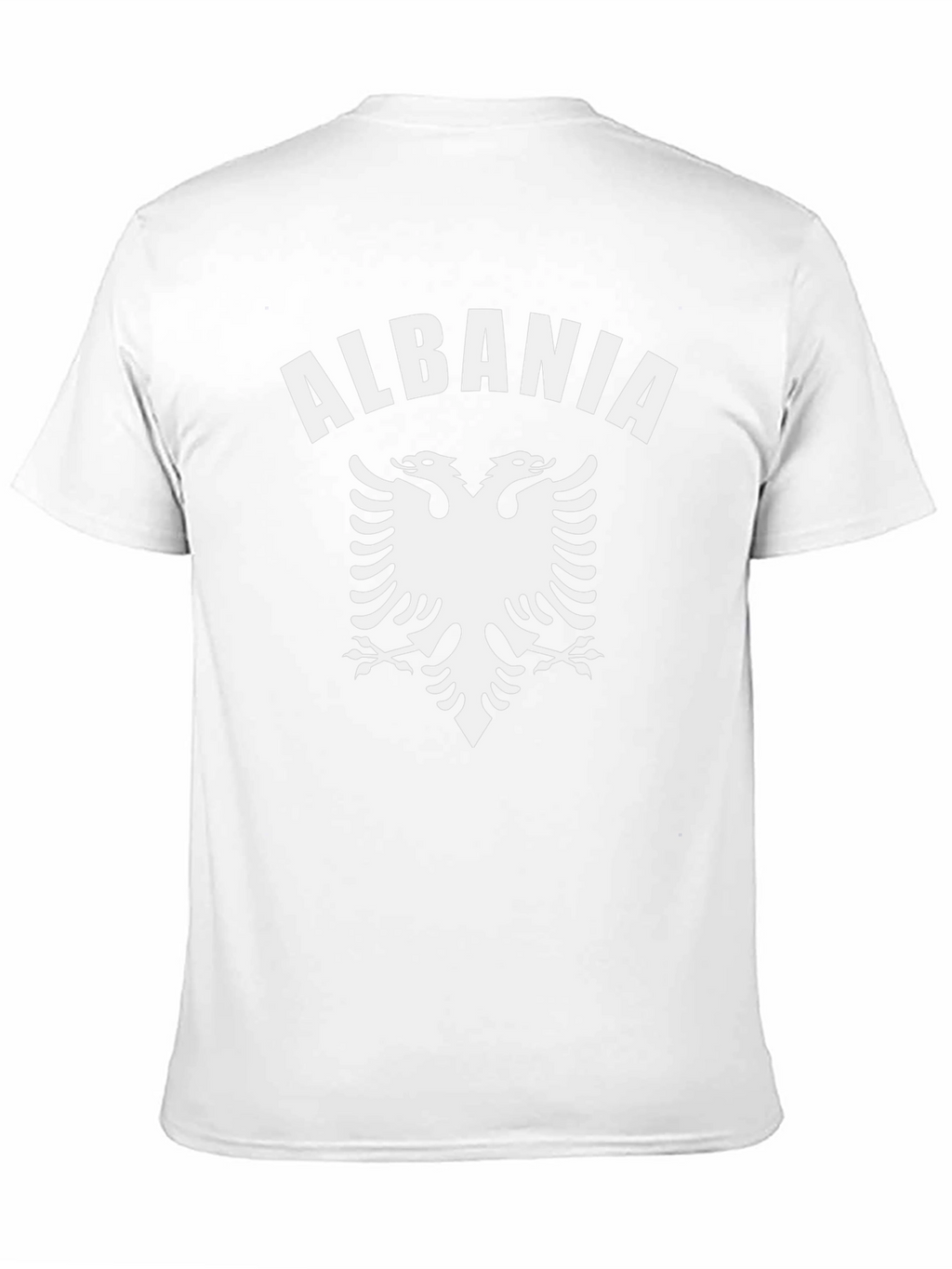 Albania Eagle Graphic Tee - Black Cotton T-Shirt