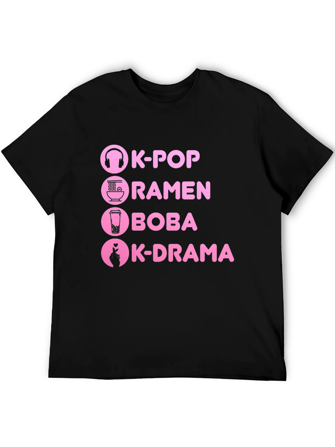K-Pop Ramen Boba K-Drama T-Shirt