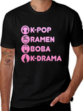 K-Pop Ramen Boba K-Drama T-Shirt