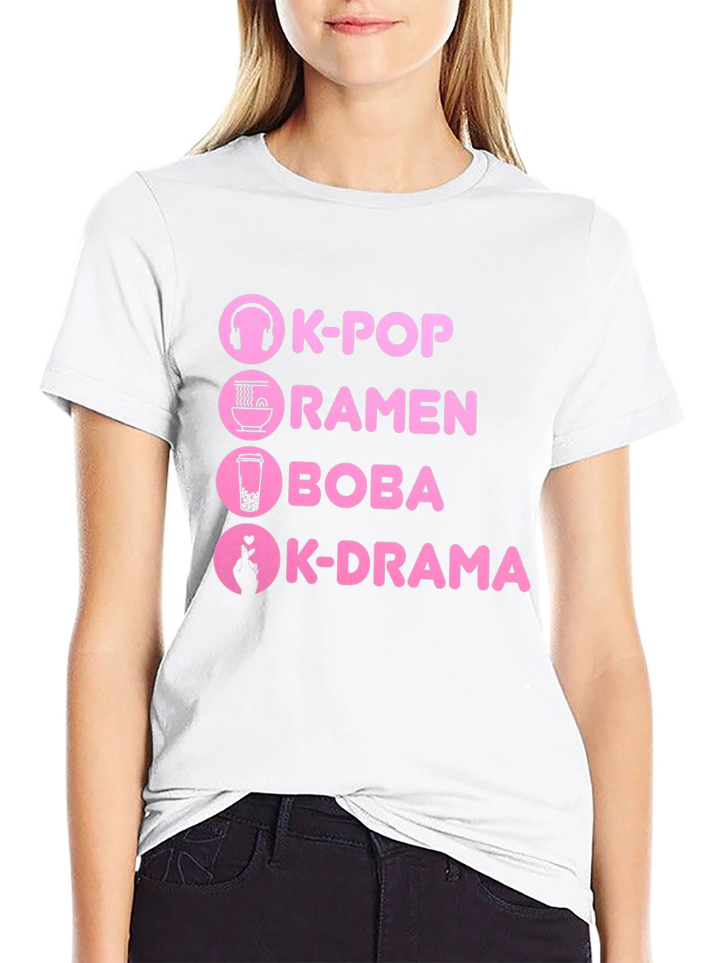 K-Pop Ramen Boba K-Drama T-Shirt