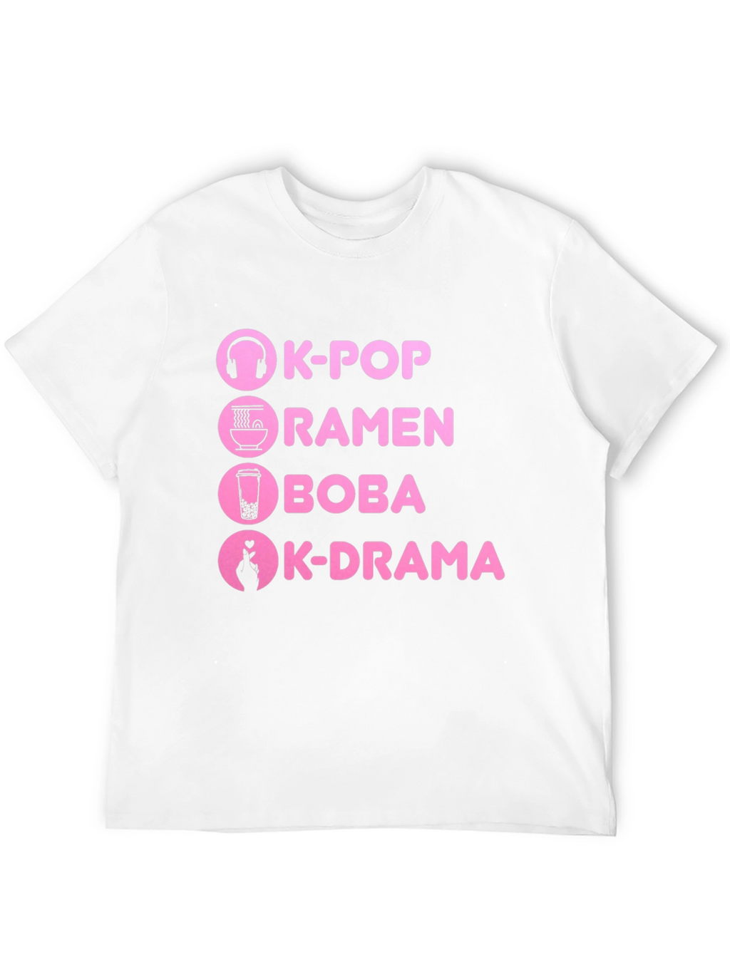 K-Pop Ramen Boba K-Drama T-Shirt