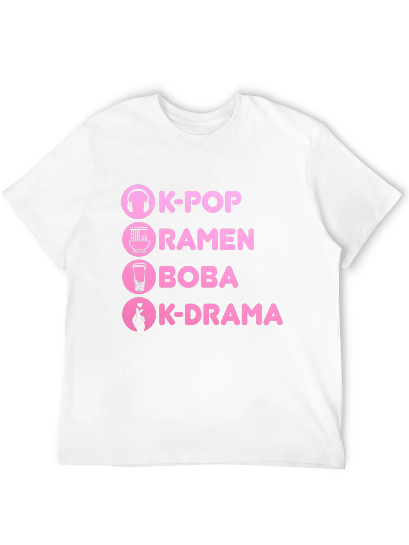 K-Pop Ramen Boba K-Drama T-Shirt