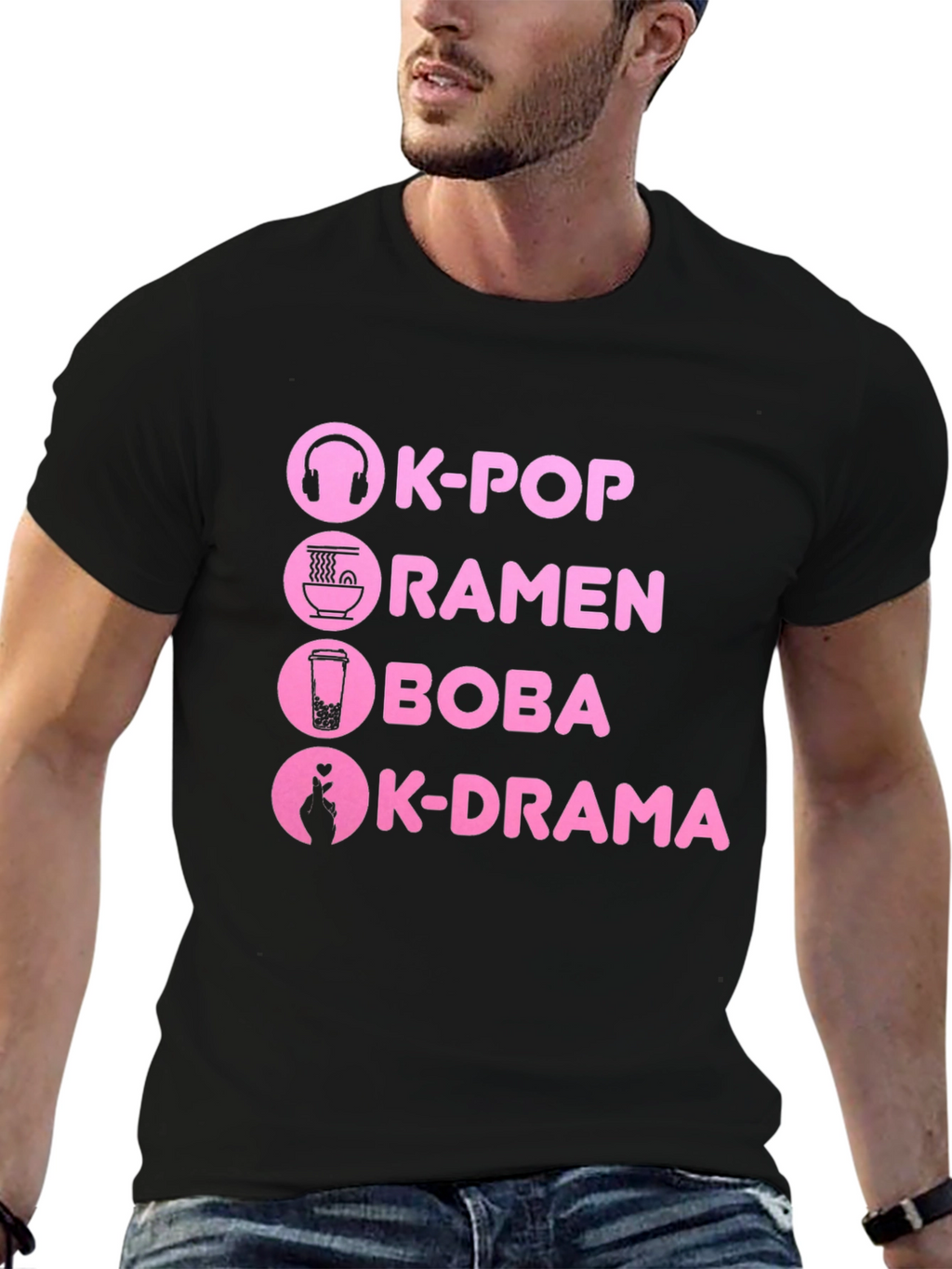 K-Pop Ramen Boba K-Drama T-Shirt