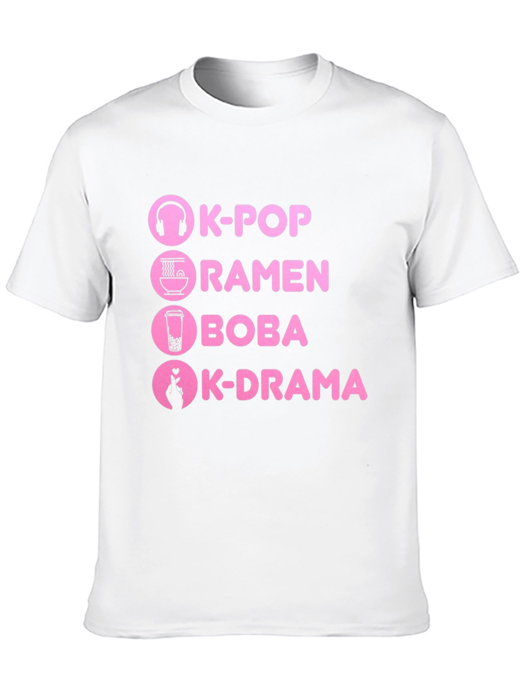 K-Pop Ramen Boba K-Drama T-Shirt