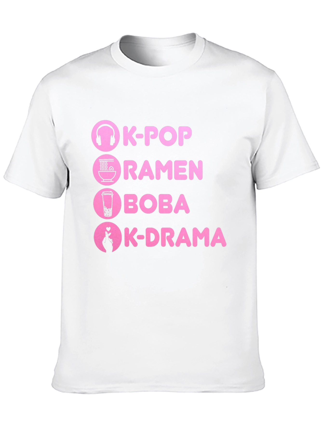 K-Pop Ramen Boba K-Drama T-Shirt