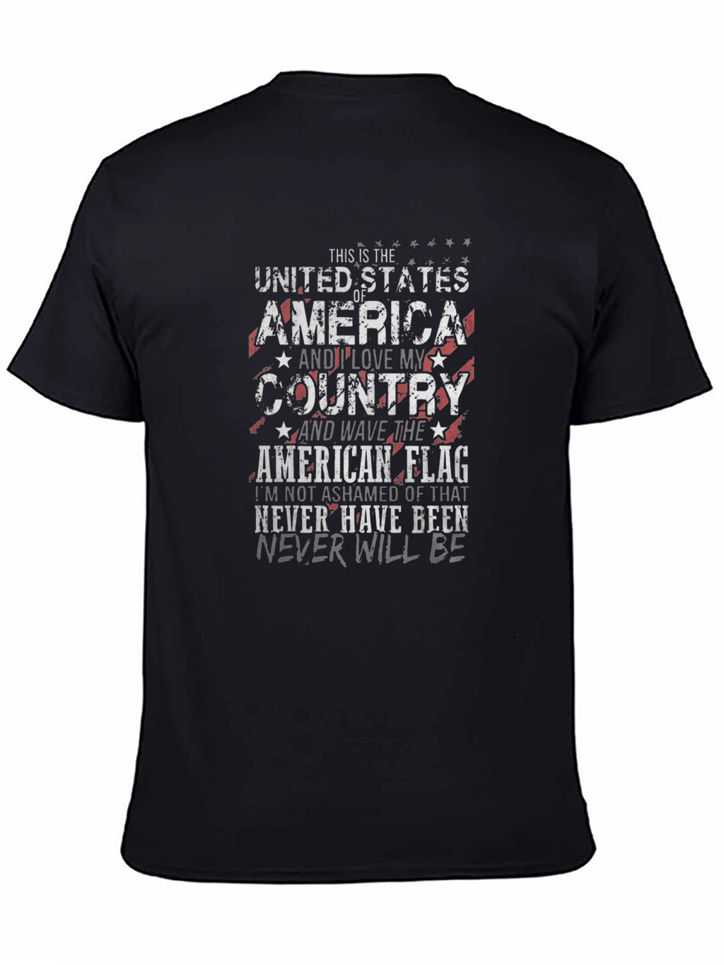 Patriotic American Flag T-Shirt - Love My Country Tee
