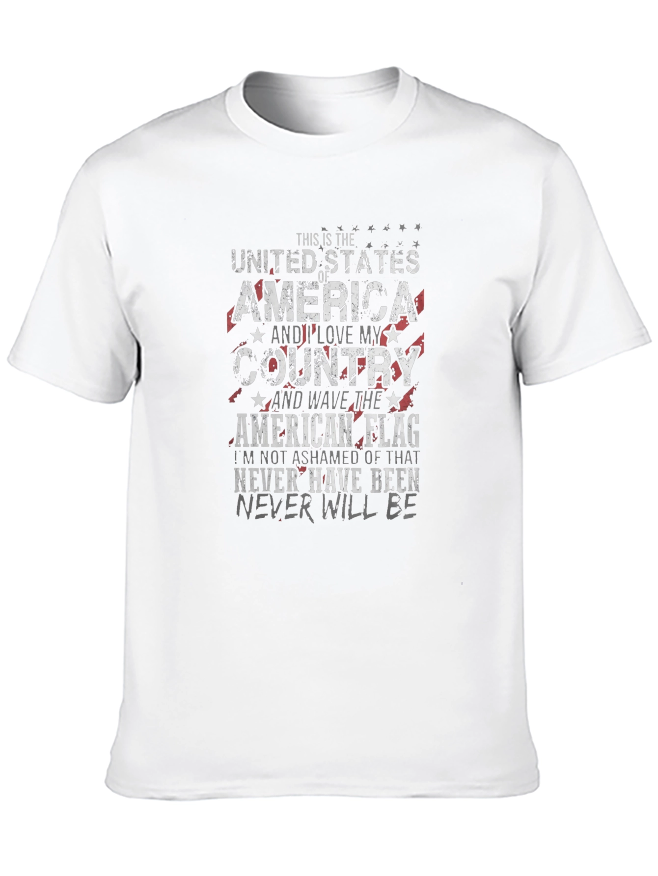 Patriotic American Flag T-Shirt - Love My Country Tee