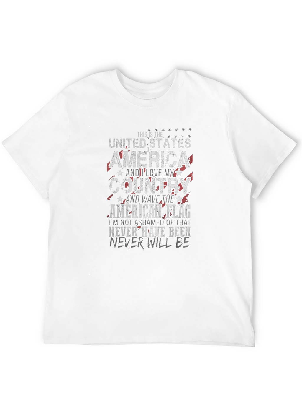 Patriotic American Flag T-Shirt - Love My Country Tee
