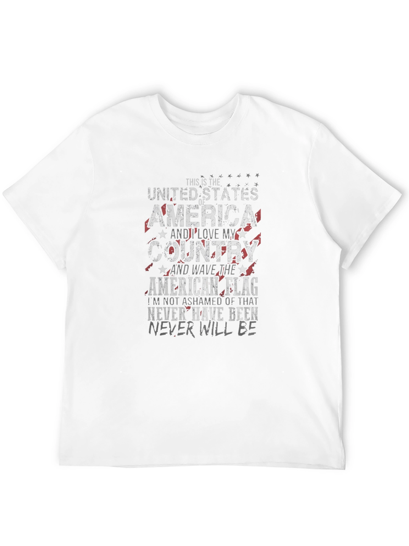 Patriotic American Flag T-Shirt - Love My Country Tee