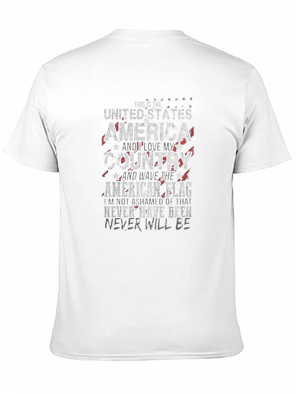 Patriotic American Flag T-Shirt - Love My Country Tee