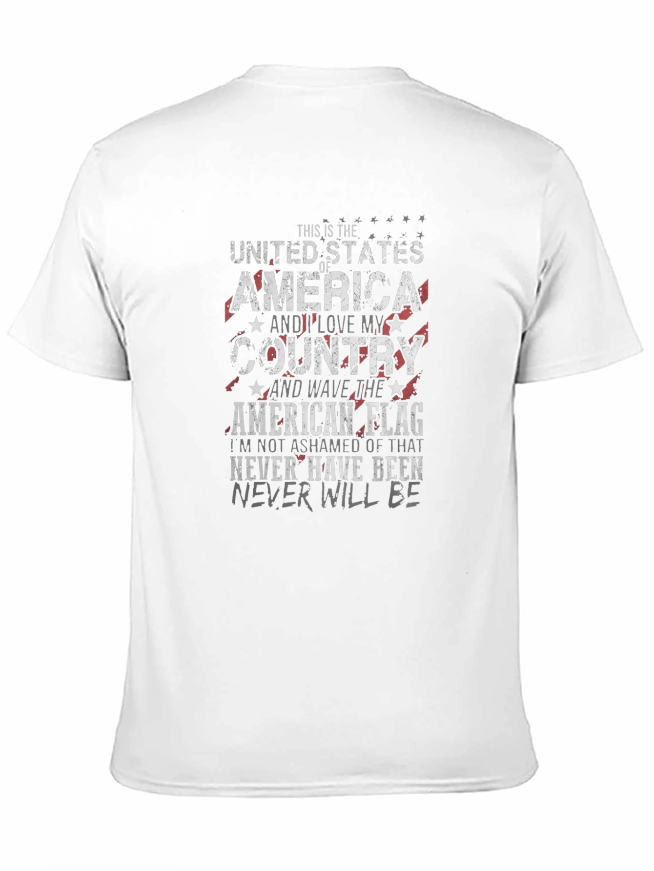Patriotic American Flag T-Shirt - Love My Country Tee
