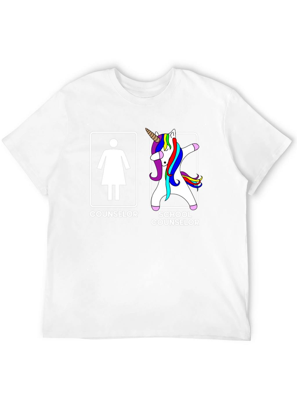 Counselor vs School Counselor T-Shirt - Unisex