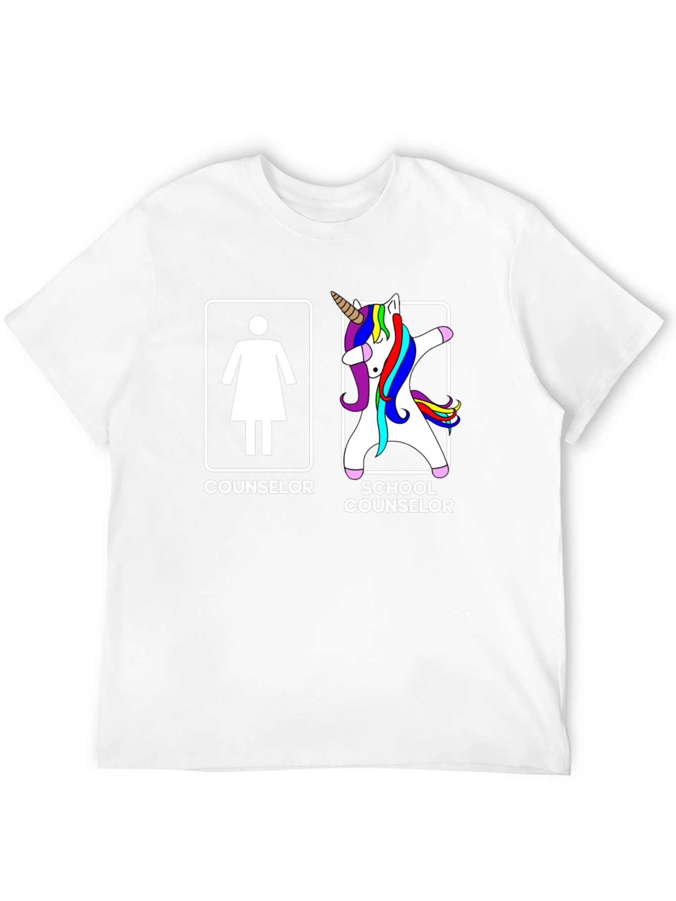 Counselor vs School Counselor T-Shirt - Unisex