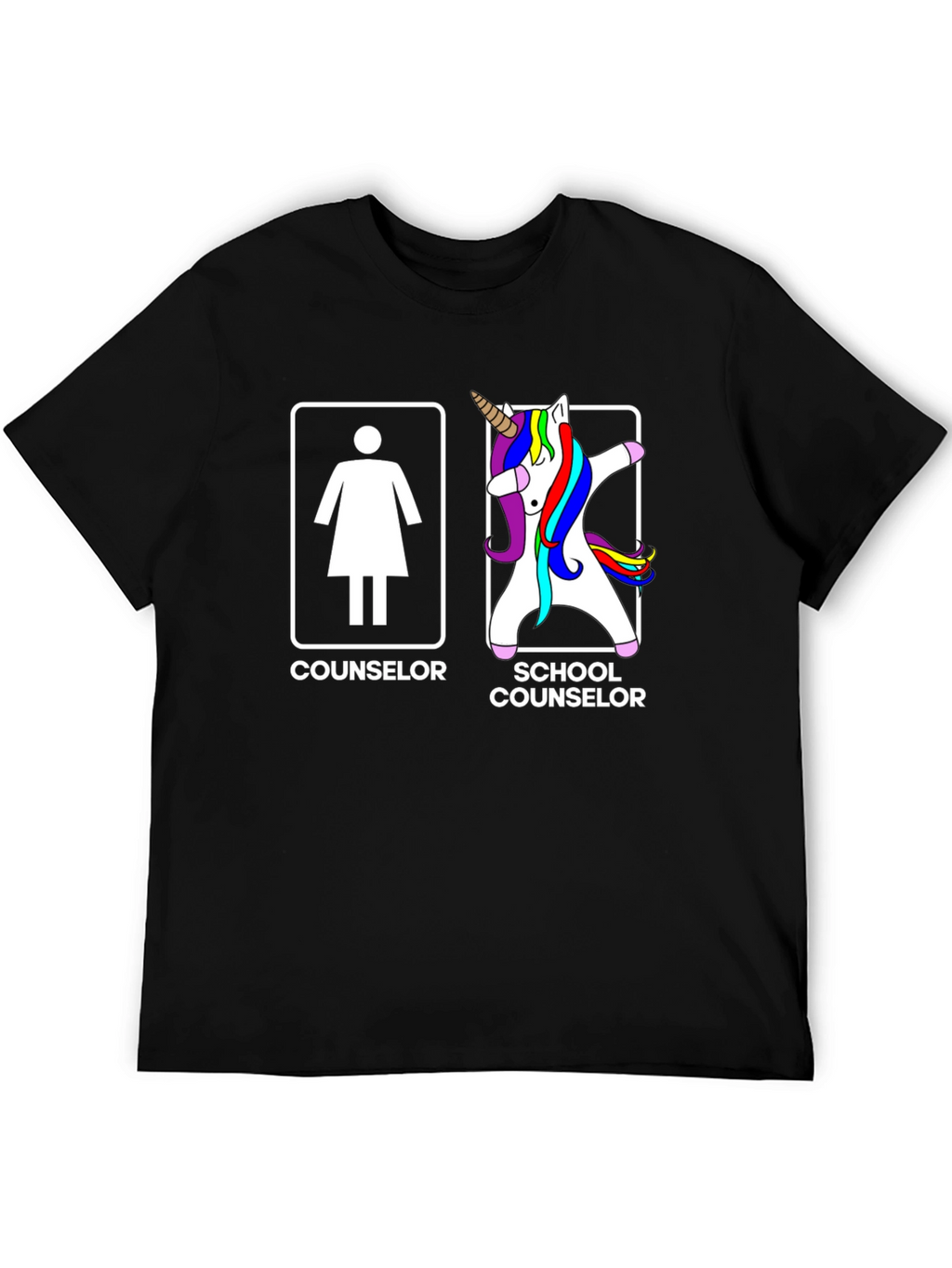 Counselor vs School Counselor T-Shirt - Unisex