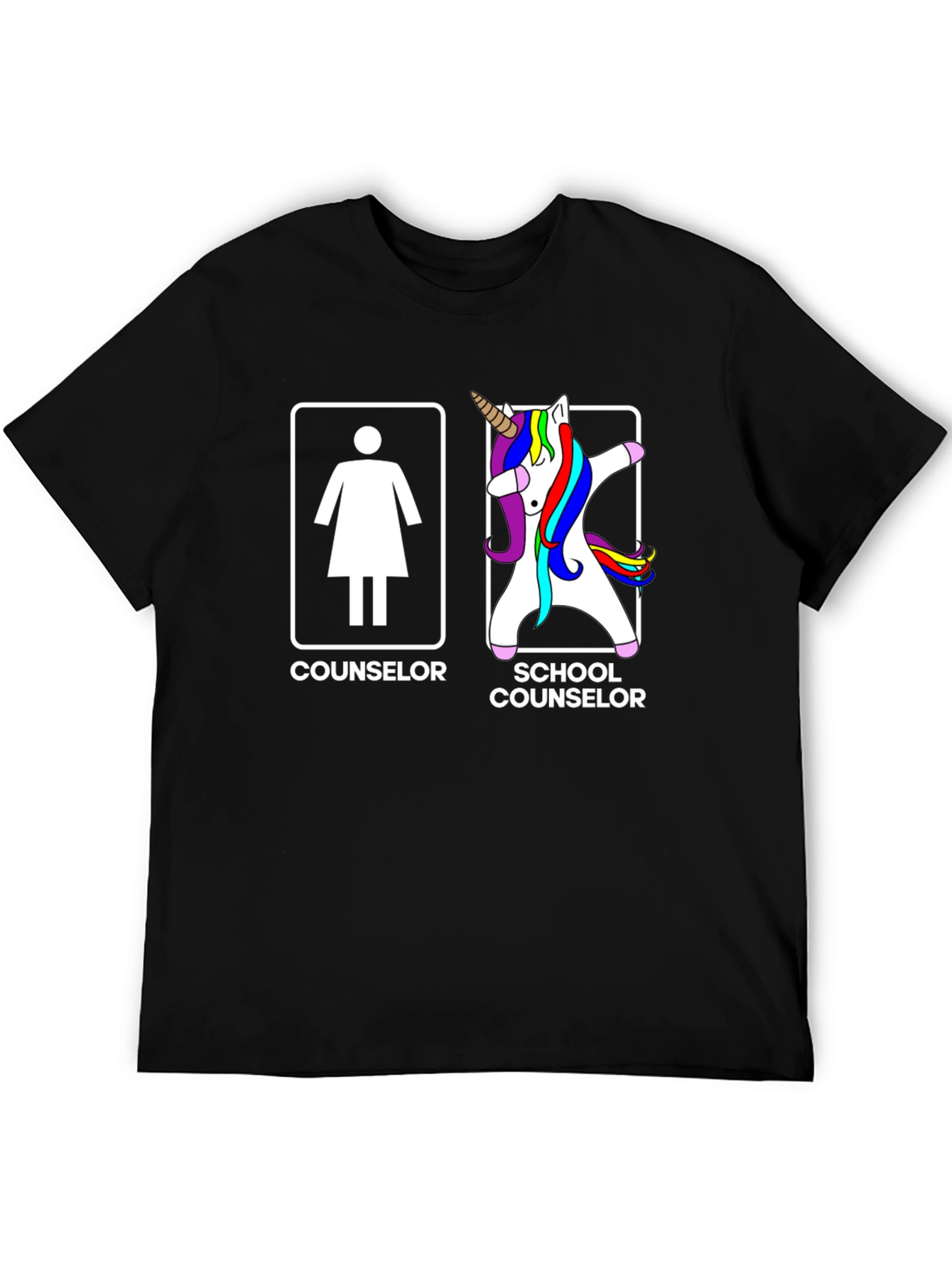 Counselor vs School Counselor T-Shirt - Unisex