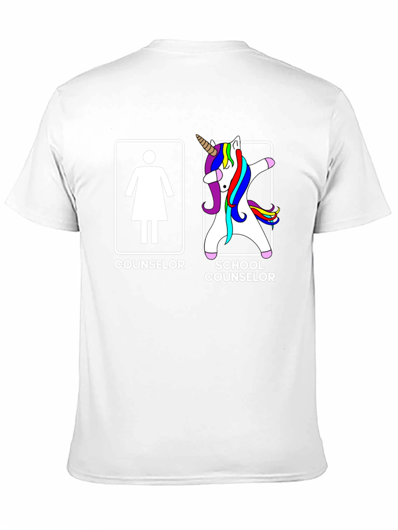 Counselor vs School Counselor T-Shirt - Unisex