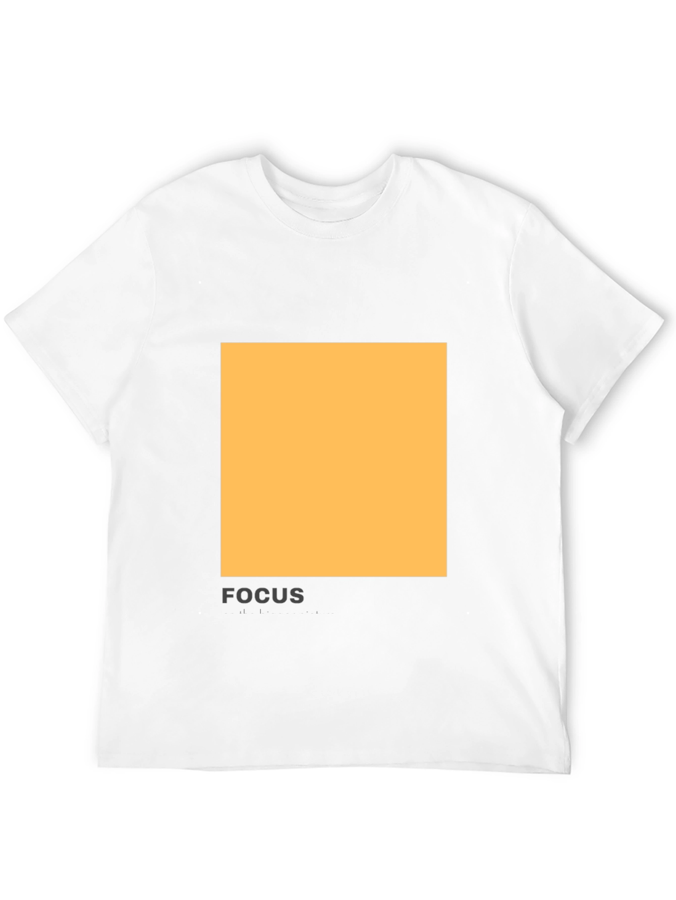 Modern Black T-Shirt with Abstract Square Design