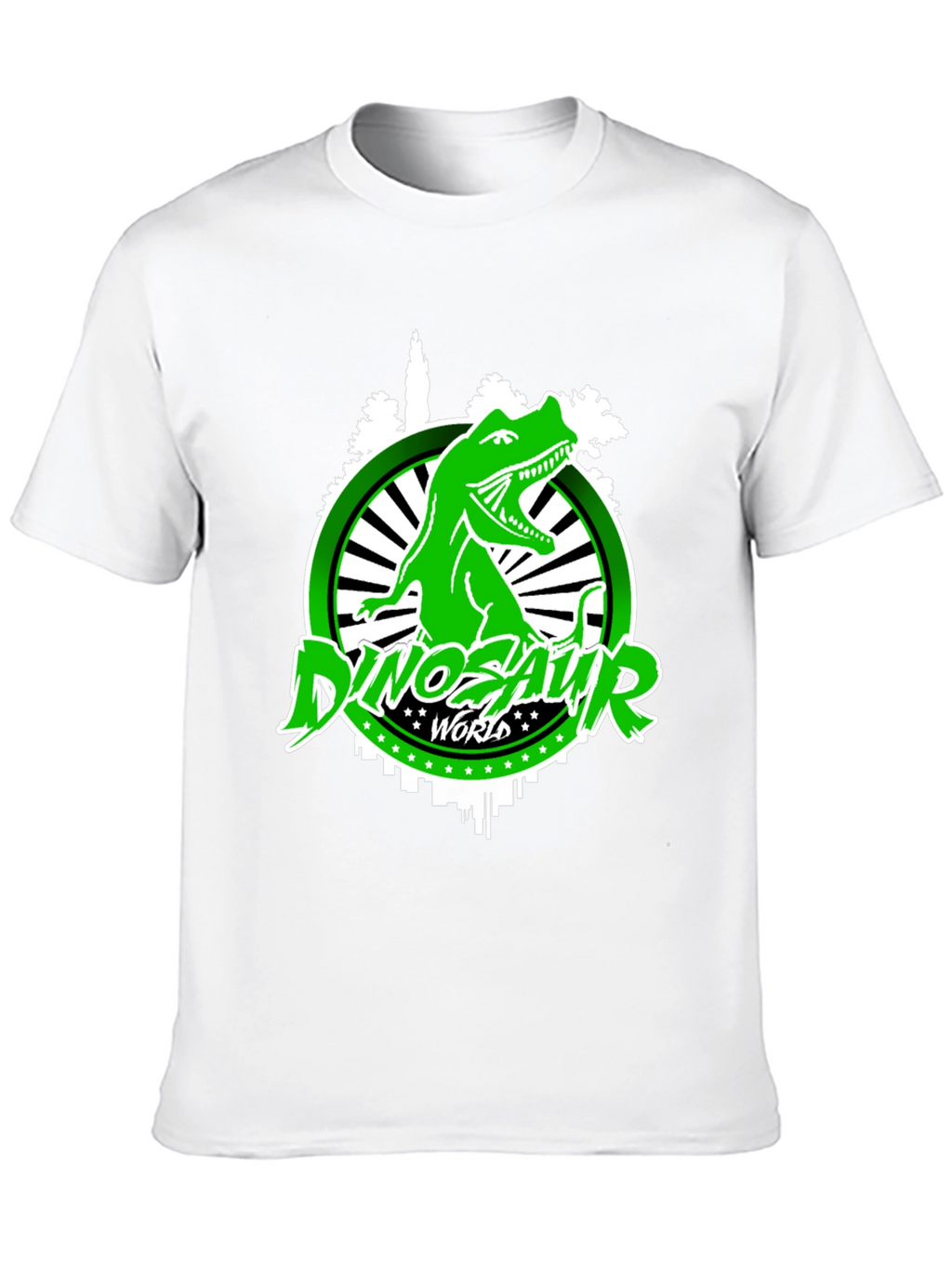 Dinosaur World Graphic T-Shirt - Black