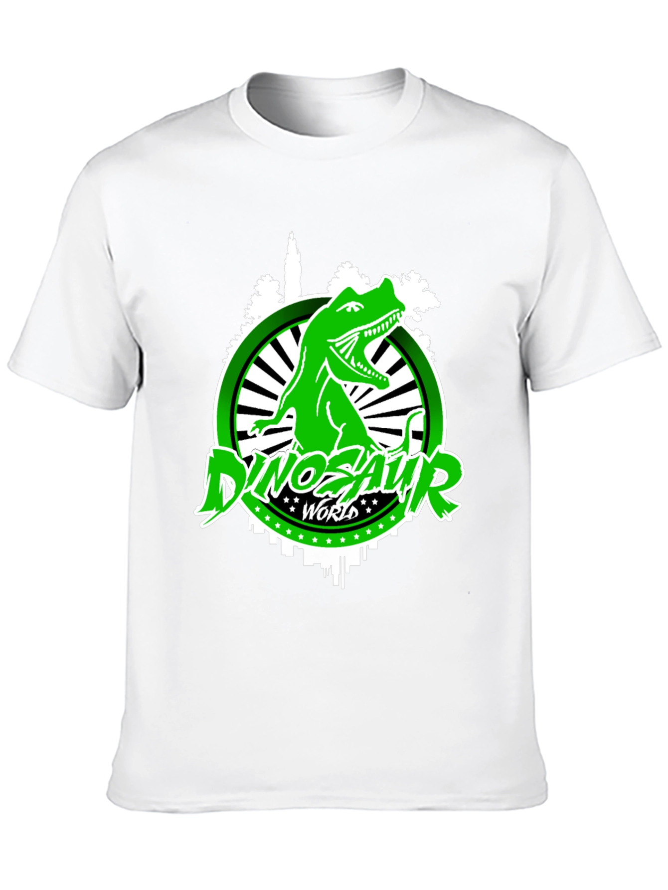 Dinosaur World Graphic T-Shirt - Black