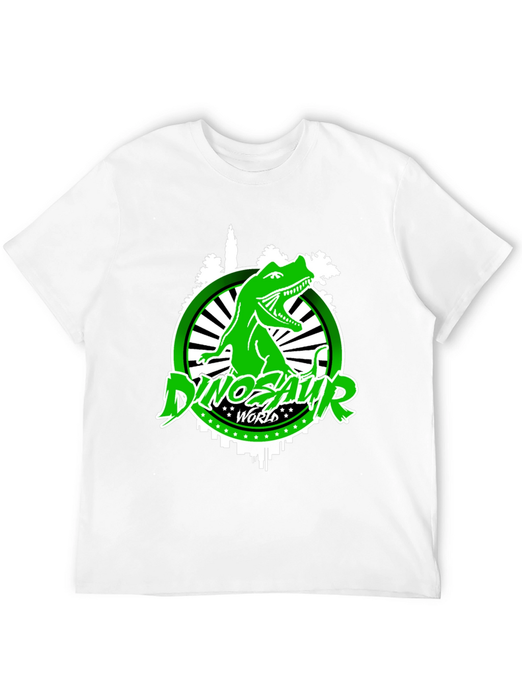 Dinosaur World Graphic T-Shirt - Black