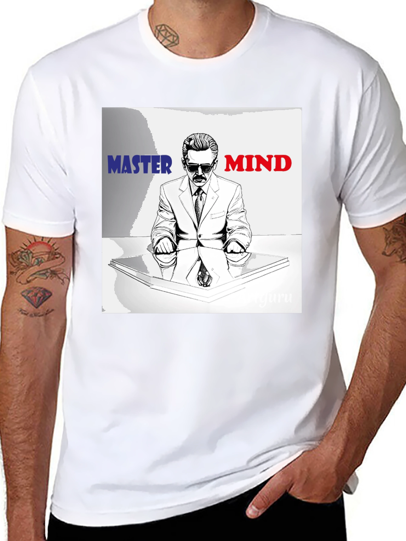 Master Mind Graphic Tee - Stylish Black T-Shirt