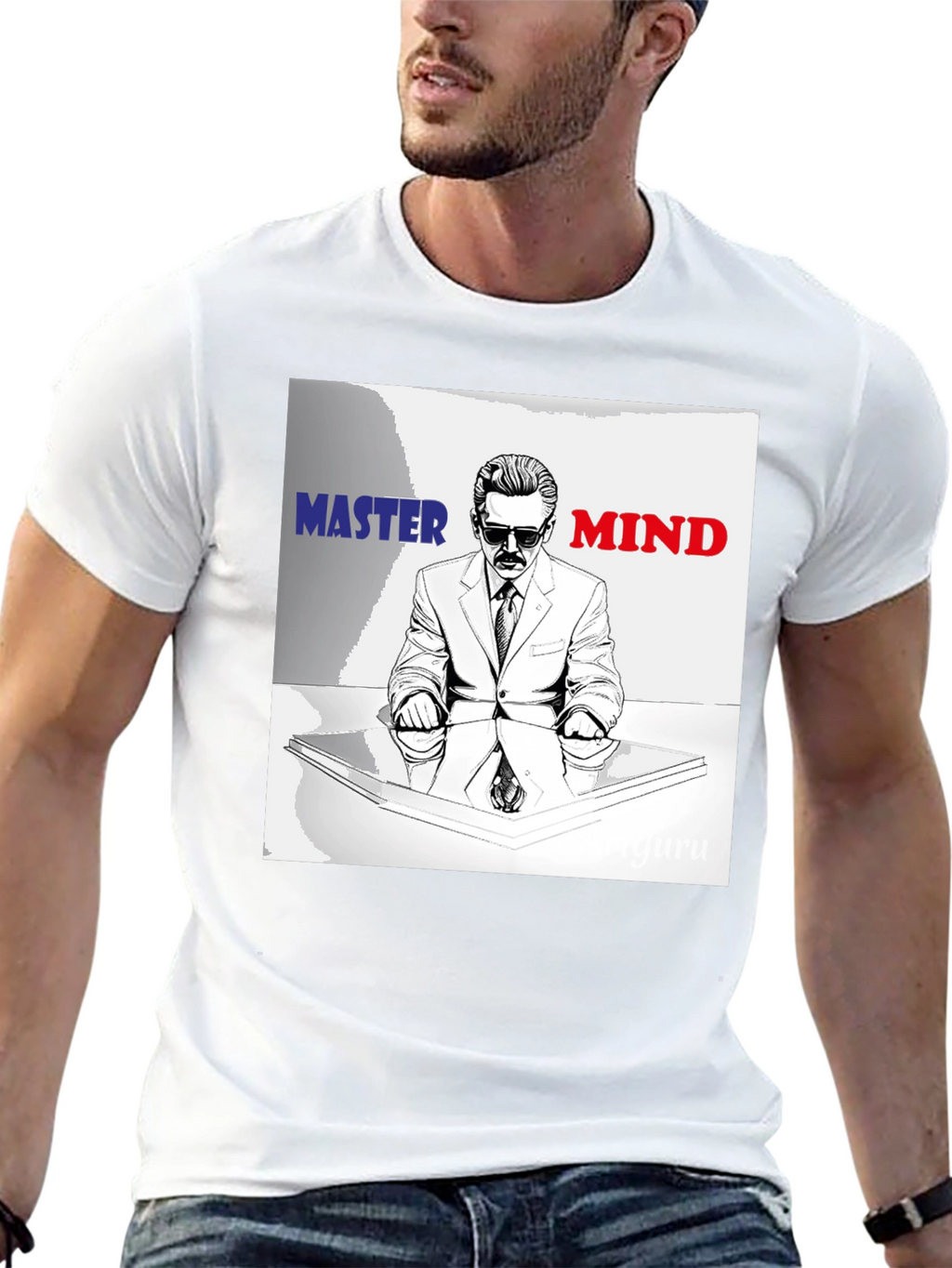 Master Mind Graphic Tee - Stylish Black T-Shirt