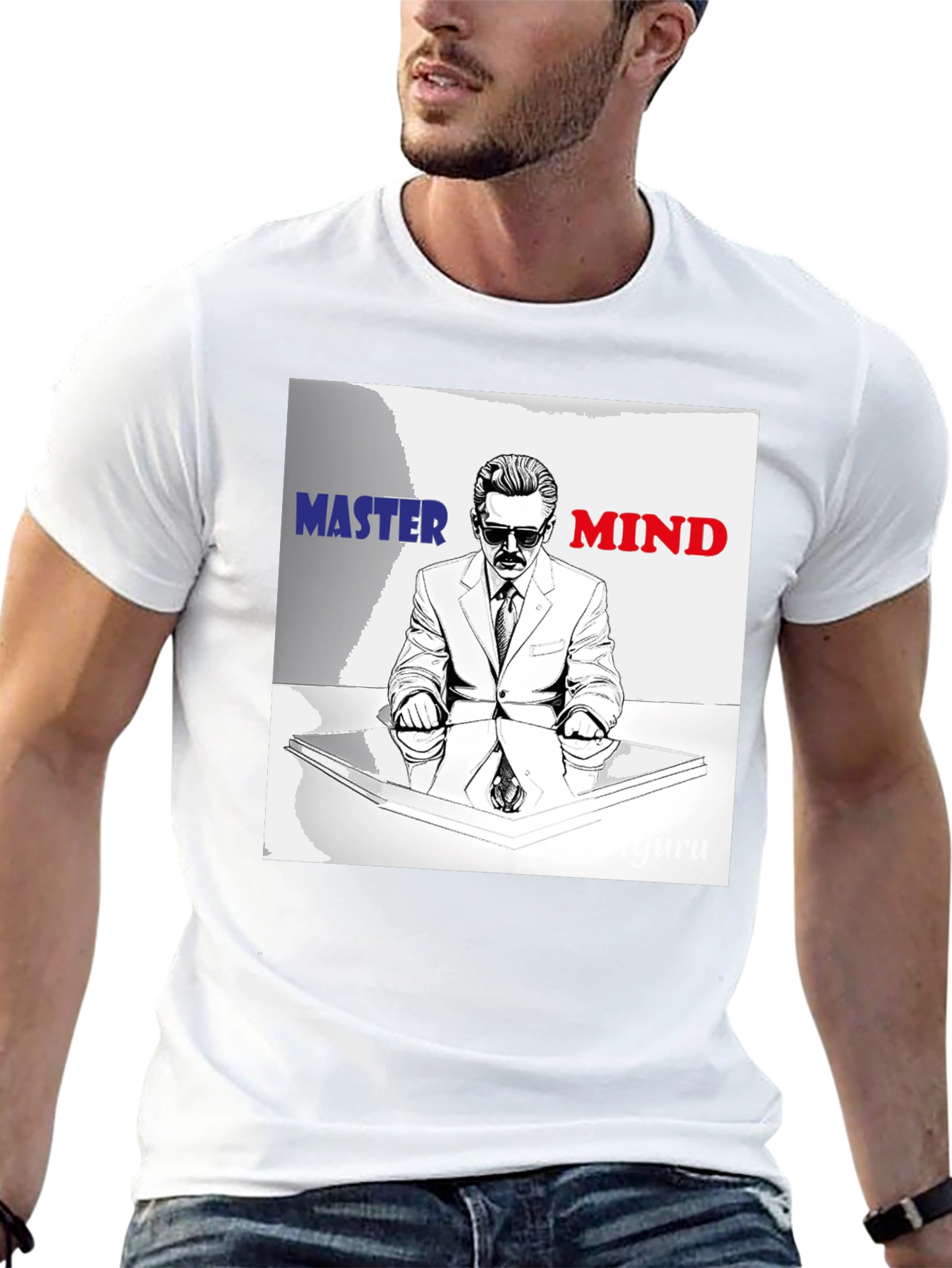 Master Mind Graphic Tee - Stylish Black T-Shirt