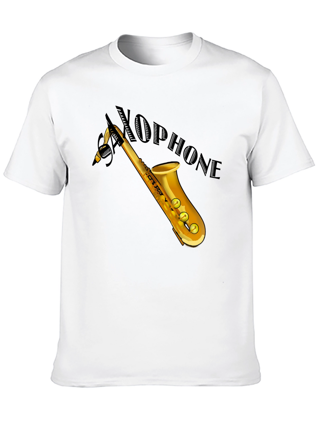 Saxophone Graphic Tee - Cool Musician T-Shirt