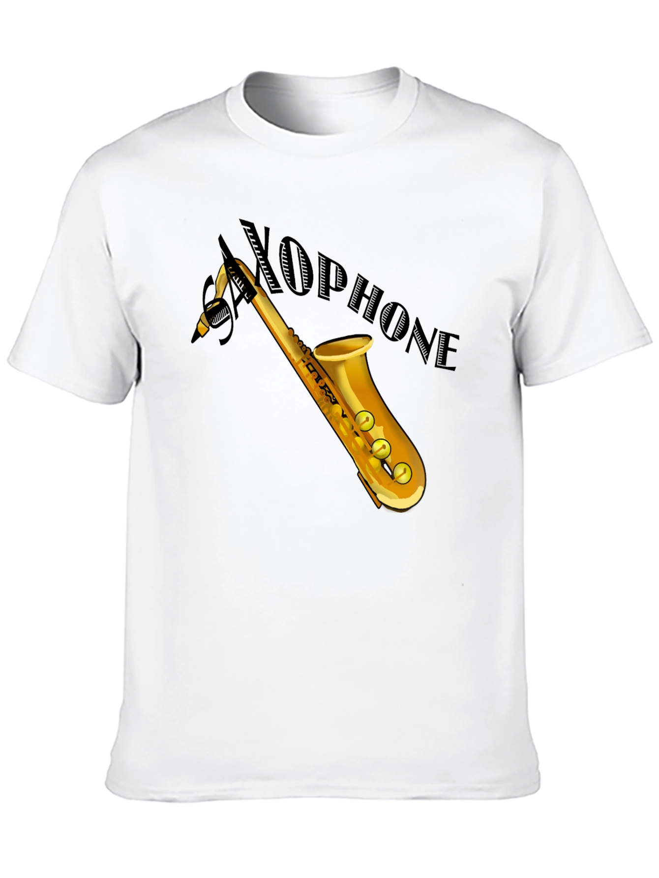 Saxophone Graphic Tee - Cool Musician T-Shirt