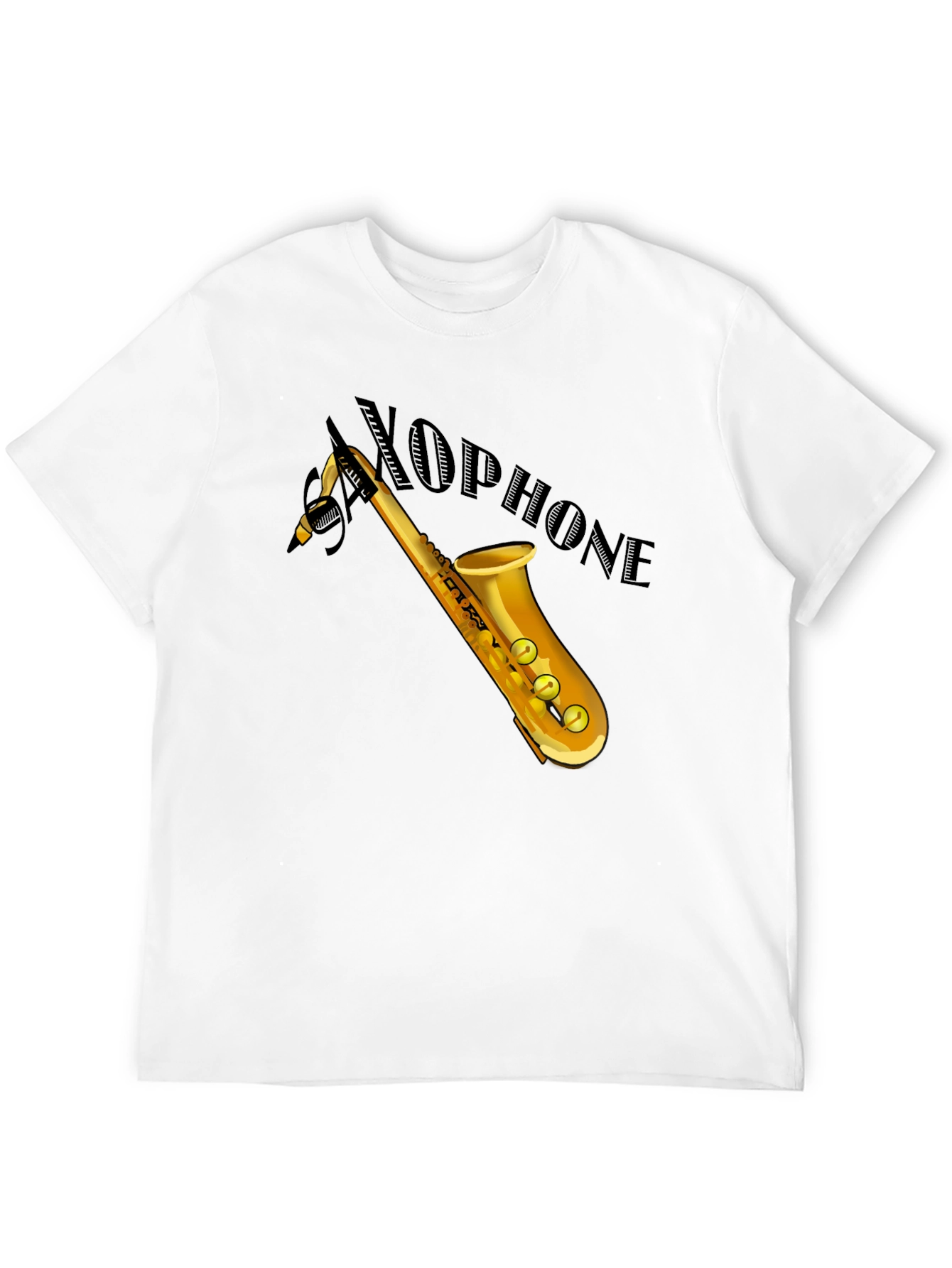 Saxophone Graphic Tee - Cool Musician T-Shirt