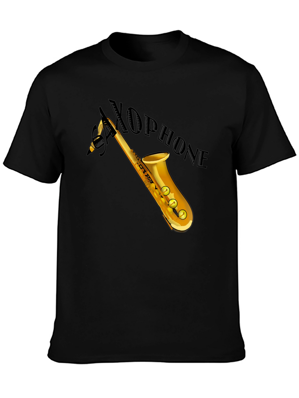 Saxophone Graphic Tee - Cool Musician T-Shirt