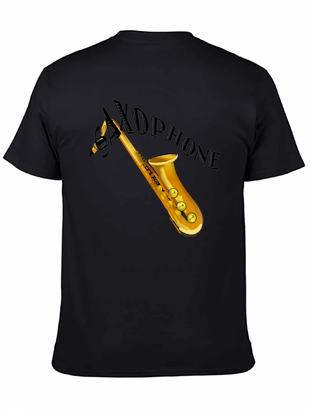 Saxophone Graphic Tee - Cool Musician T-Shirt